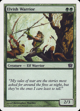 Elvish Warrior [Ninth Edition] | Sanctuary Gaming