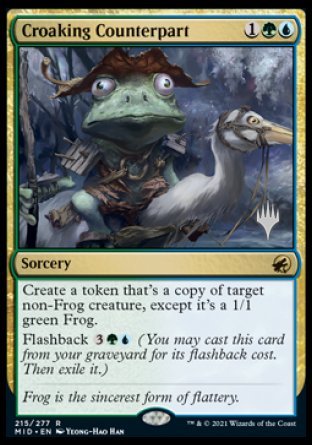 Croaking Counterpart (Promo Pack) [Innistrad: Midnight Hunt Promos] | Sanctuary Gaming