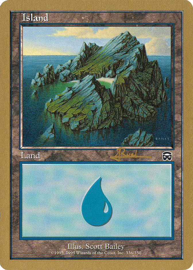 Island (ar336a) (Antoine Ruel) [World Championship Decks 2001] | Sanctuary Gaming
