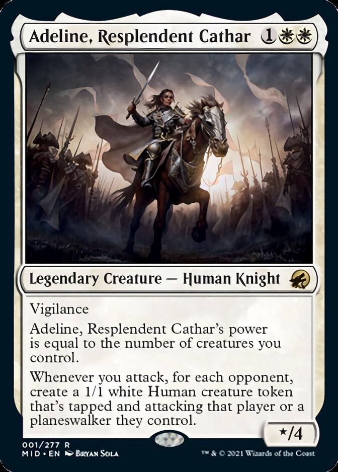 Adeline, Resplendent Cathar [Innistrad: Midnight Hunt] | Sanctuary Gaming