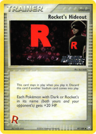 Rocket's Hideout (87/109) (Stamped) [EX: Team Rocket Returns] | Sanctuary Gaming