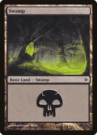 Swamp (171) [New Phyrexia] | Sanctuary Gaming