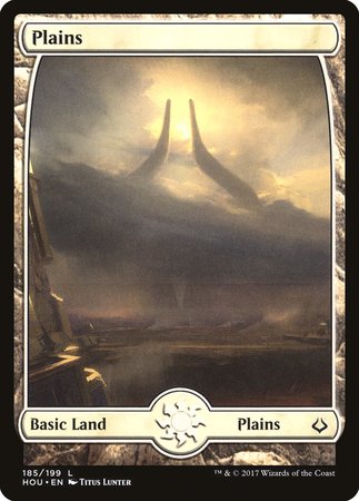 Plains (185) - Full Art [Hour of Devastation] | Sanctuary Gaming