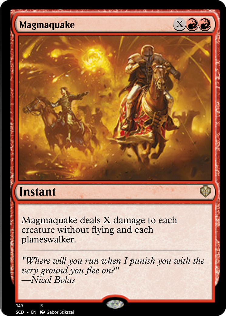 Magmaquake [Starter Commander Decks] | Sanctuary Gaming