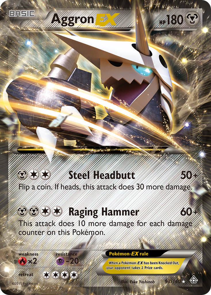 Aggron EX (93/160) [XY: Primal Clash] | Sanctuary Gaming