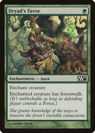 Dryad's Favor [Magic 2011] | Sanctuary Gaming