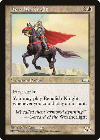 Benalish Knight [Weatherlight] | Sanctuary Gaming