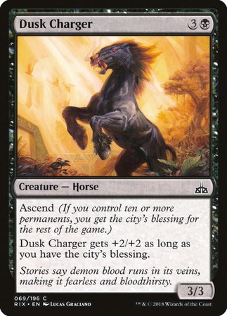 Dusk Charger [Rivals of Ixalan] | Sanctuary Gaming
