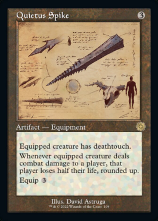 Quietus Spike (Retro Schematic) [The Brothers' War Retro Artifacts] | Sanctuary Gaming
