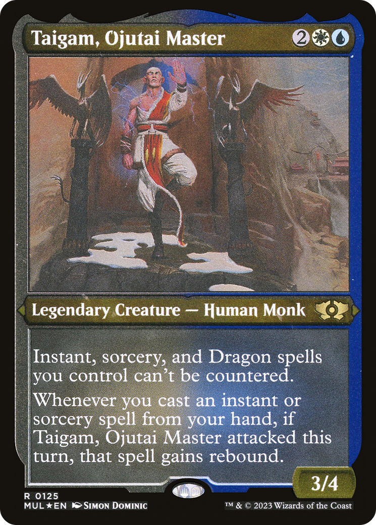 Taigam, Ojutai Master (Foil Etched) [Multiverse Legends] | Sanctuary Gaming