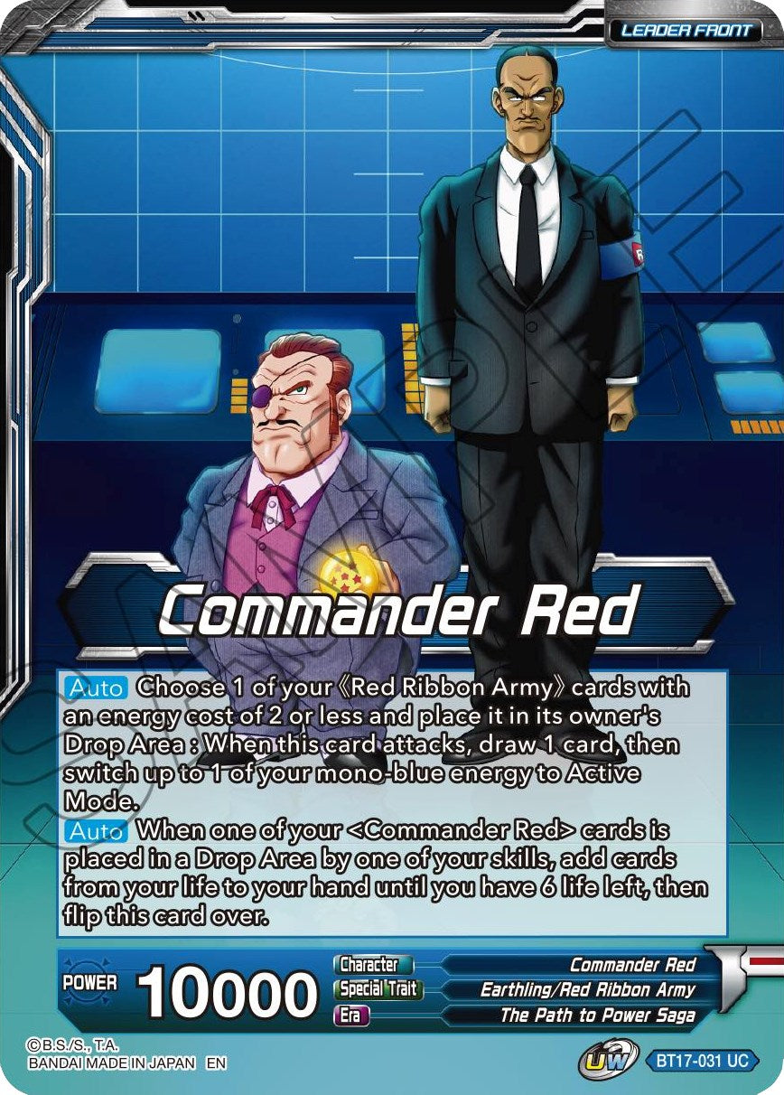 Commander Red // Red Ribbon Robot, Seeking World Conquest (BT17-031) [Ultimate Squad Prerelease Promos] | Sanctuary Gaming