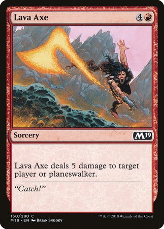 Lava Axe [Core Set 2019] | Sanctuary Gaming