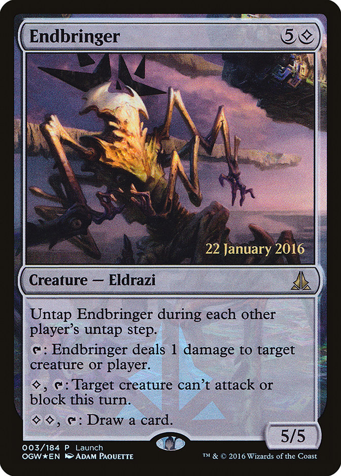 Endbringer (Prerelease) [Oath of the Gatewatch Promos] | Sanctuary Gaming