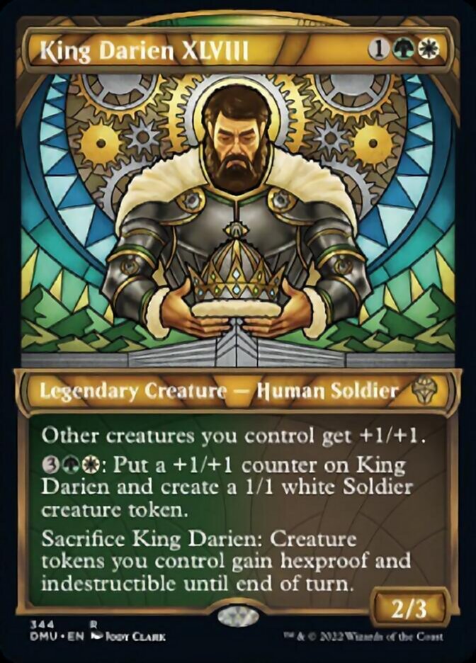 King Darien XLVIII (Showcase Textured) [Dominaria United] | Sanctuary Gaming