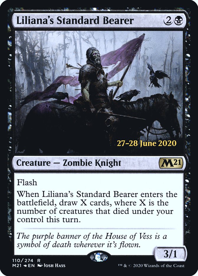 Liliana's Standard Bearer  [Core Set 2021 Prerelease Promos] | Sanctuary Gaming