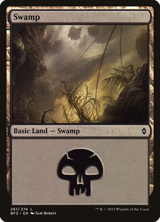 Swamp (261) [Battle for Zendikar] | Sanctuary Gaming