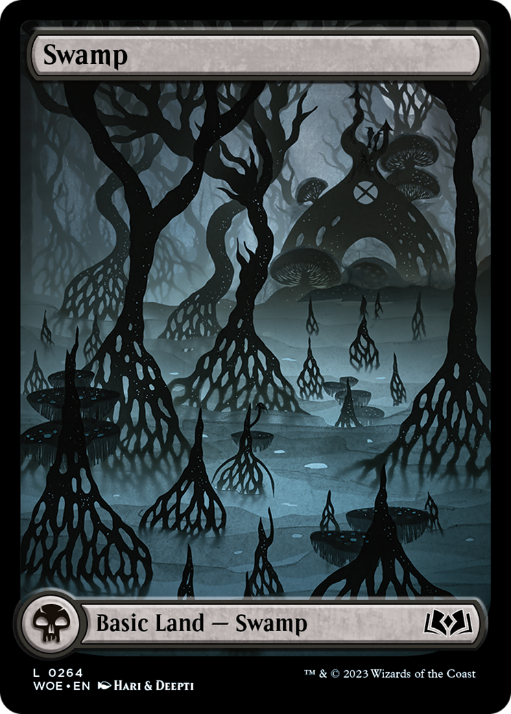 Swamp (264) (Full-Art) [Wilds of Eldraine] | Sanctuary Gaming