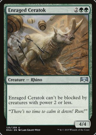 Enraged Ceratok [Ravnica Allegiance] | Sanctuary Gaming