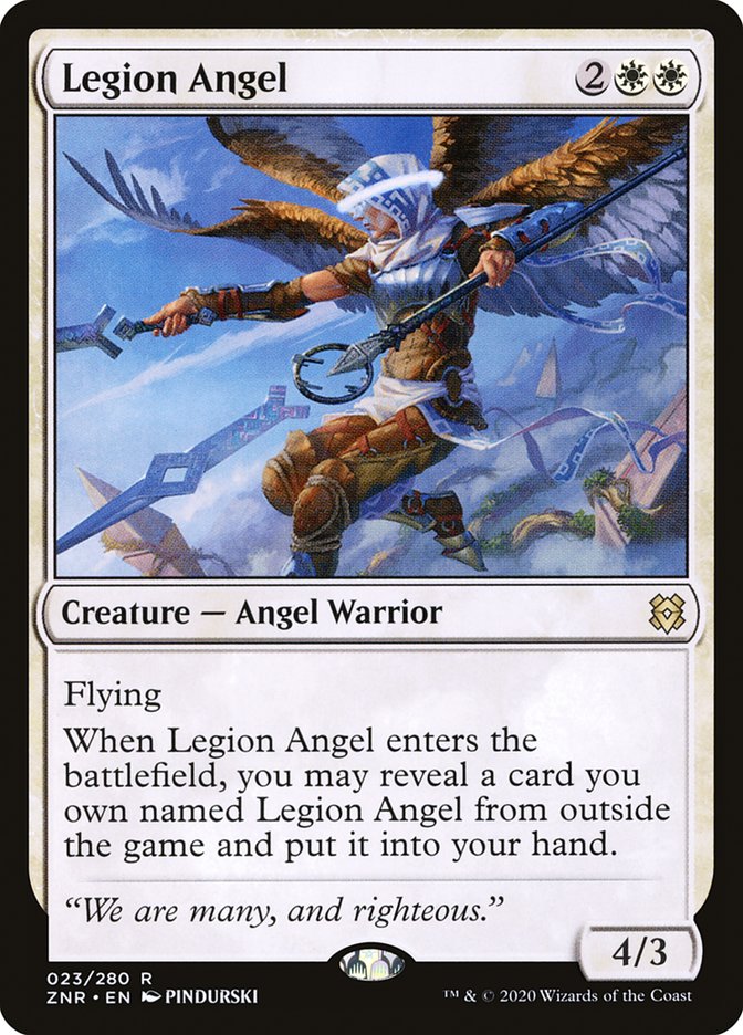 Legion Angel [Zendikar Rising] | Sanctuary Gaming