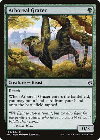 Arboreal Grazer [War of the Spark] | Sanctuary Gaming