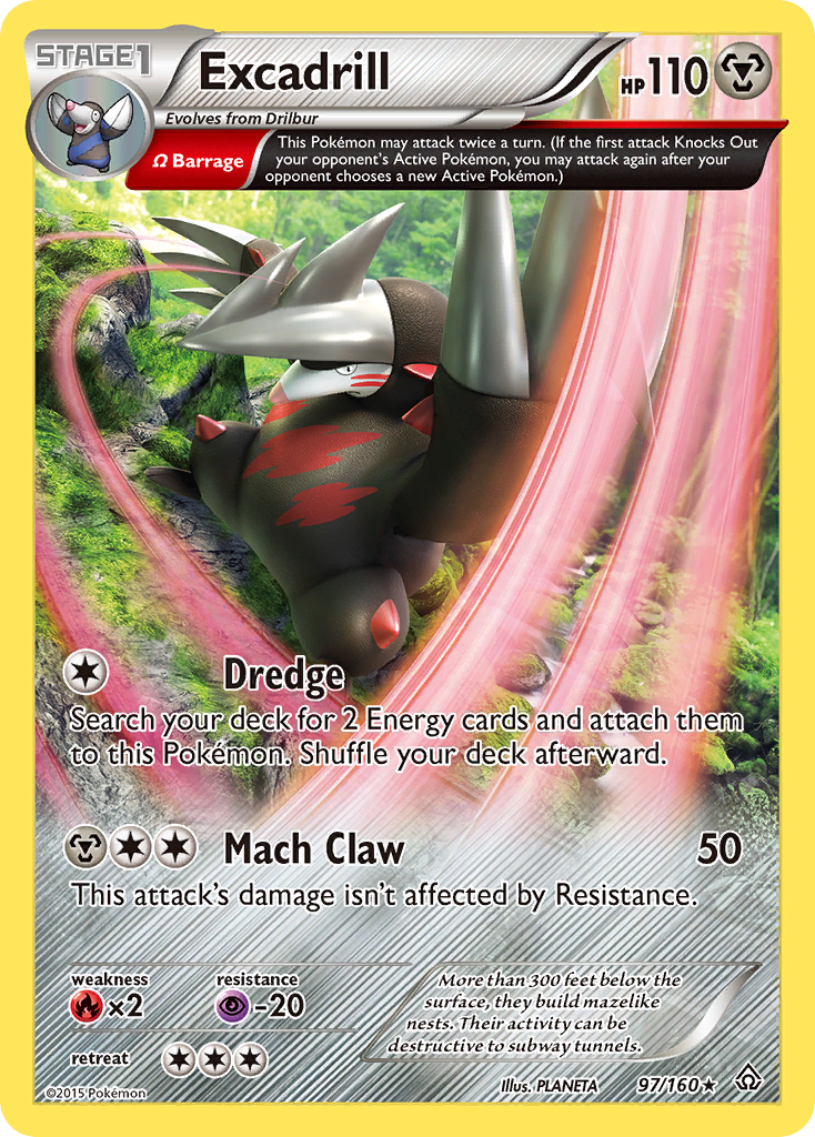 Excadrill (97/160) [XY: Primal Clash] | Sanctuary Gaming