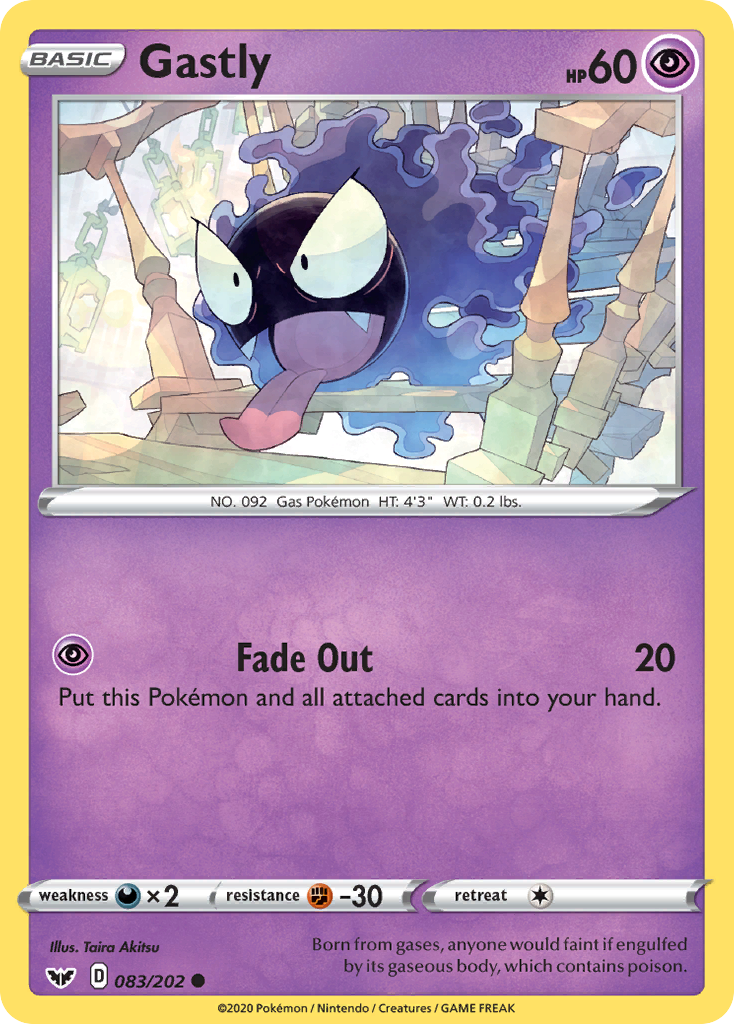 Gastly (083/202) [Sword & Shield: Base Set] | Sanctuary Gaming