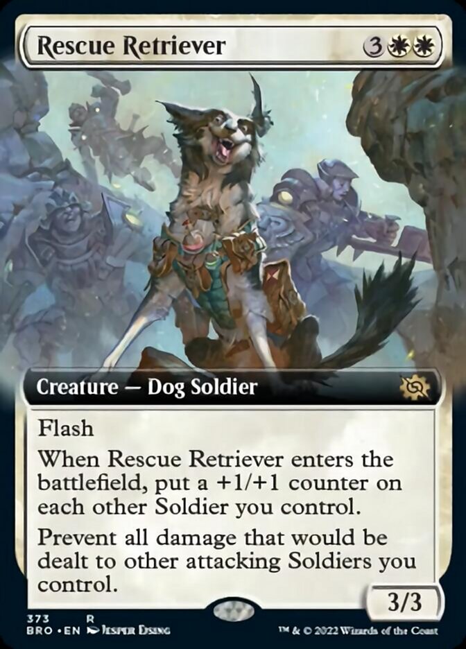 Rescue Retriever (Extended Art) [The Brothers' War] | Sanctuary Gaming