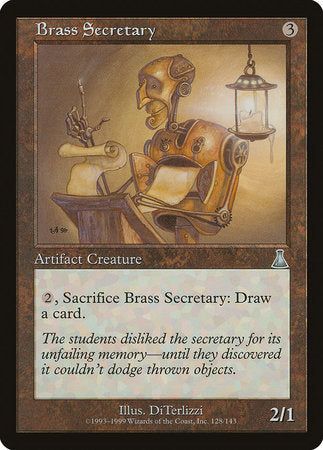 Brass Secretary [Urza's Destiny] | Sanctuary Gaming