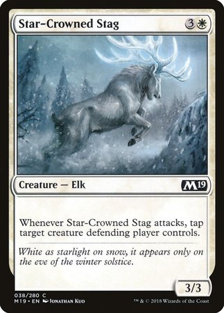 Star-Crowned Stag [Core Set 2019] | Sanctuary Gaming