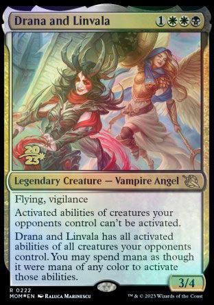 Drana and Linvala [March of the Machine Prerelease Promos] | Sanctuary Gaming
