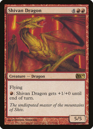 Shivan Dragon [Magic 2010] | Sanctuary Gaming