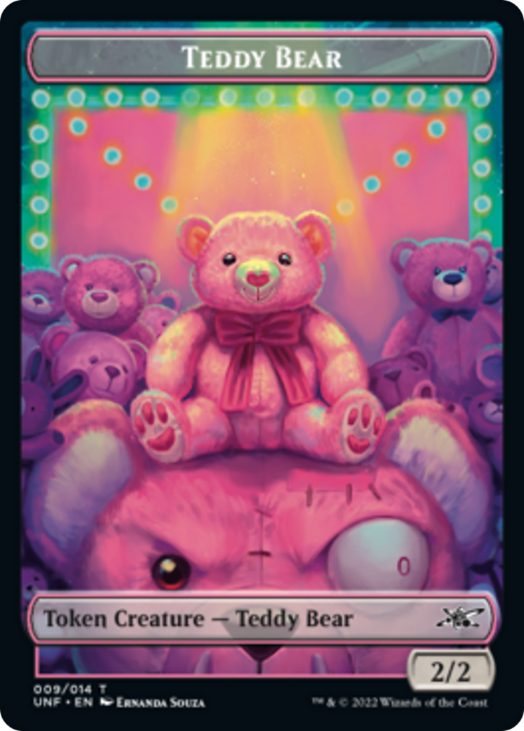 Teddy Bear // Treasure (013) Double-sided Token [Unfinity Tokens] | Sanctuary Gaming