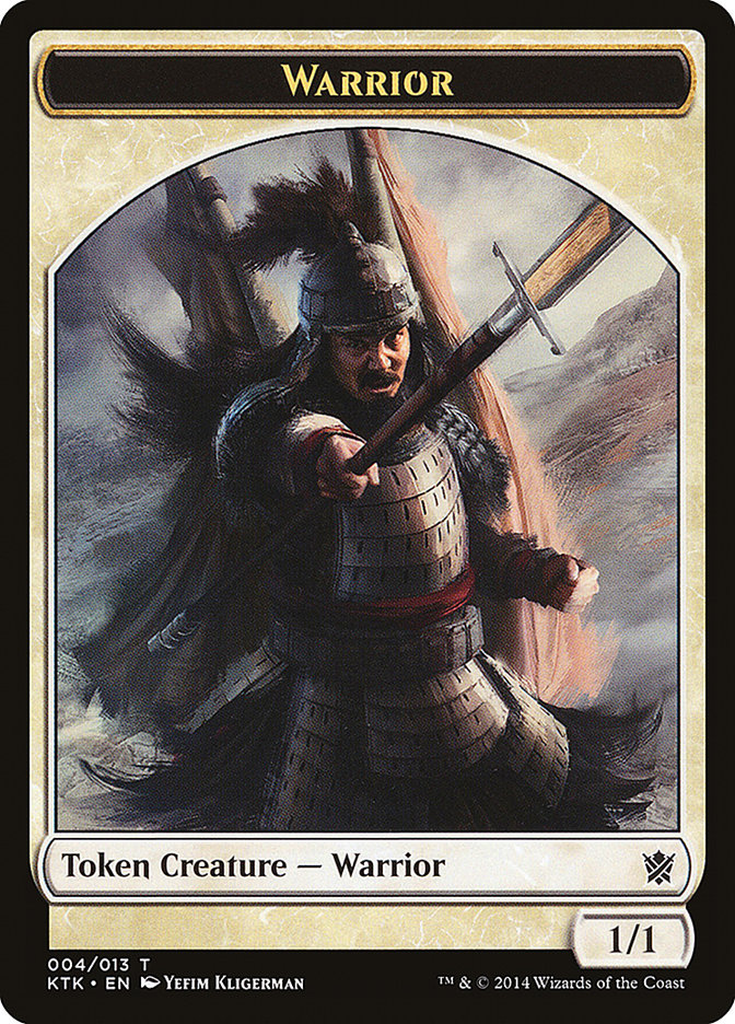 Warrior (004/013) [Khans of Tarkir Tokens] | Sanctuary Gaming