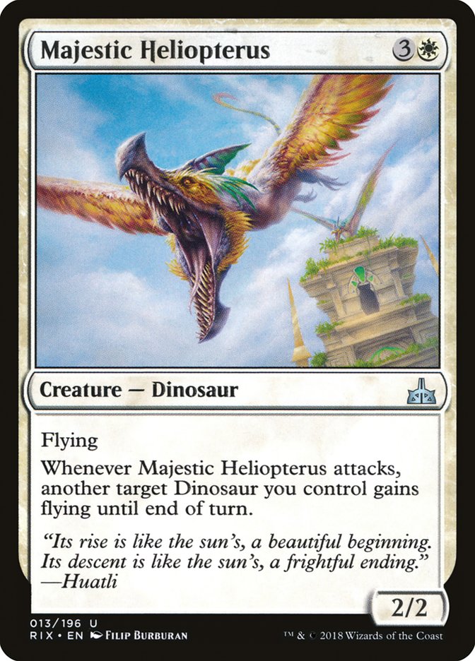 Majestic Heliopterus [Rivals of Ixalan] | Sanctuary Gaming