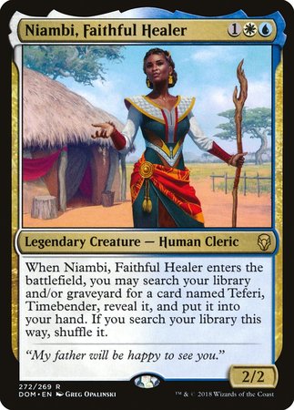 Niambi, Faithful Healer [Dominaria] | Sanctuary Gaming