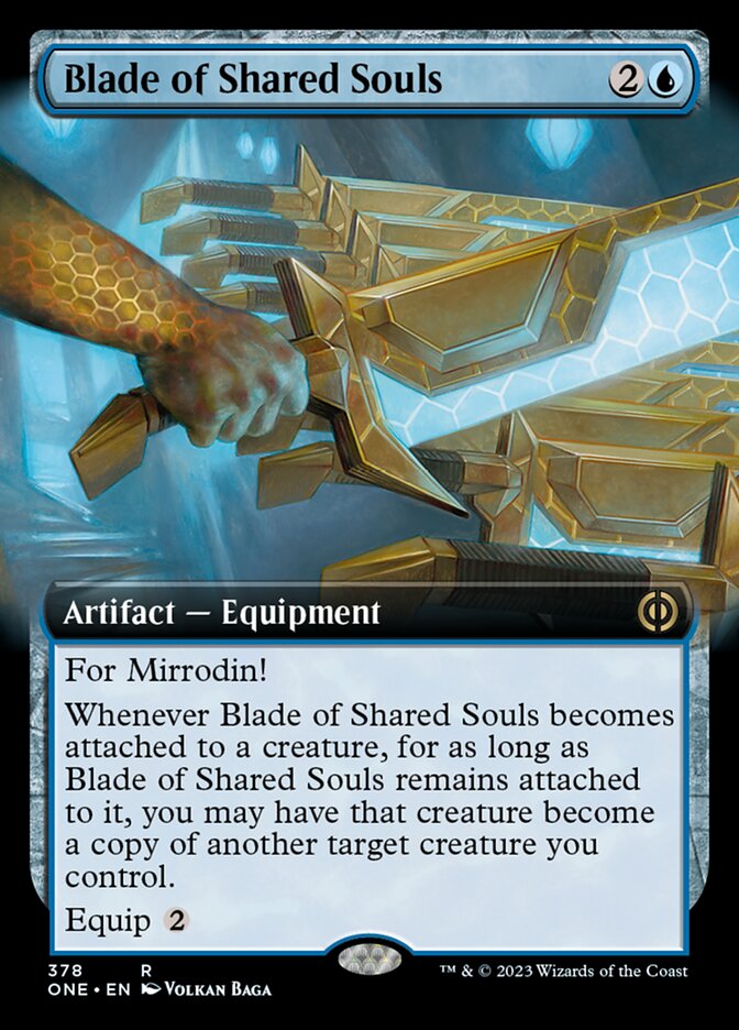 Blade of Shared Souls (Extended Art) [Phyrexia: All Will Be One] | Sanctuary Gaming