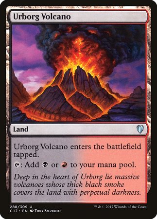 Urborg Volcano [Commander 2017] | Sanctuary Gaming