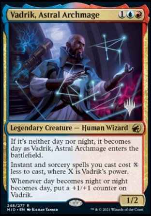 Vadrik, Astral Archmage (Promo Pack) [Innistrad: Midnight Hunt Promos] | Sanctuary Gaming