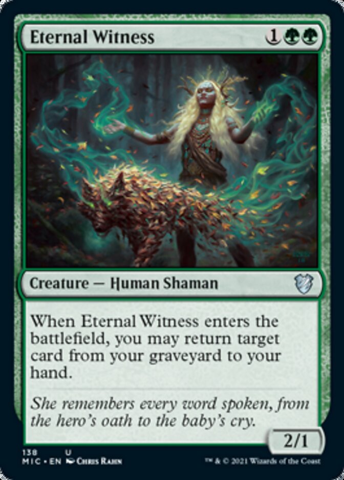 Eternal Witness [Innistrad: Midnight Hunt Commander] | Sanctuary Gaming