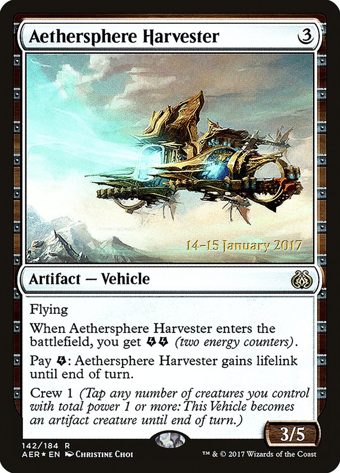 Aethersphere Harvester  [Aether Revolt Prerelease Promos] | Sanctuary Gaming
