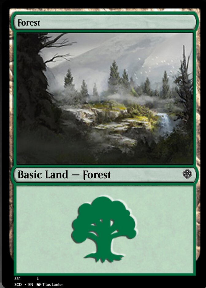 Forest (351) [Starter Commander Decks] | Sanctuary Gaming