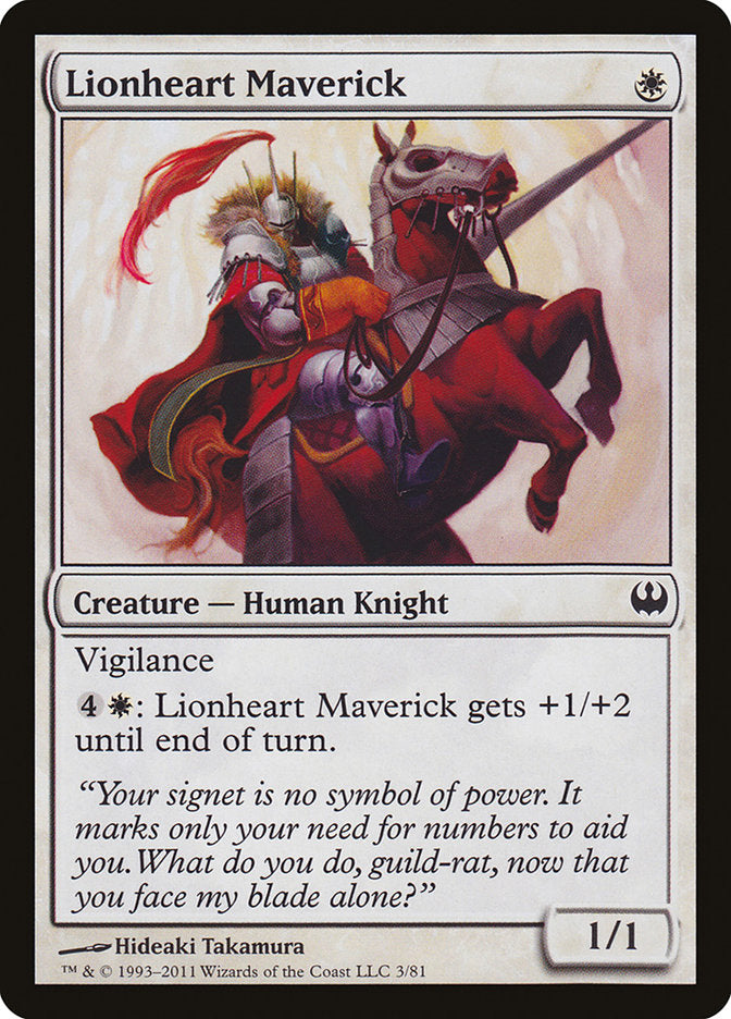 Lionheart Maverick [Duel Decks: Knights vs. Dragons] | Sanctuary Gaming