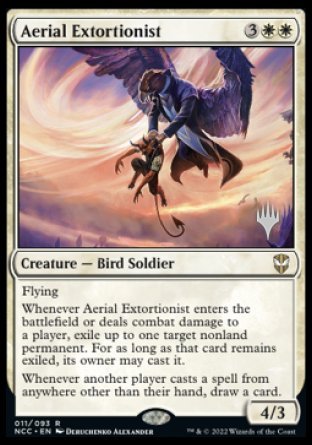 Aerial Extortionist (Promo Pack) [Streets of New Capenna Commander Promos] | Sanctuary Gaming