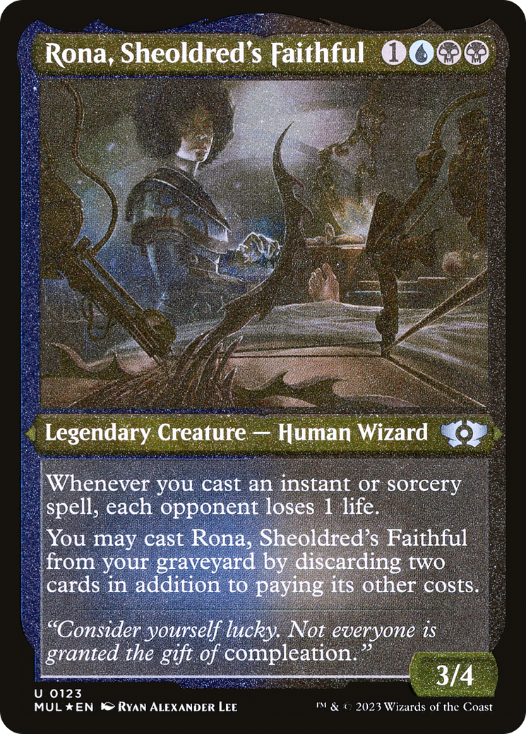 Rona, Sheoldred's Faithful (Foil Etched) [Multiverse Legends] | Sanctuary Gaming