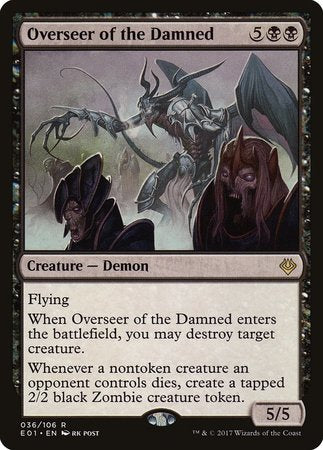 Overseer of the Damned [Archenemy: Nicol Bolas] | Sanctuary Gaming
