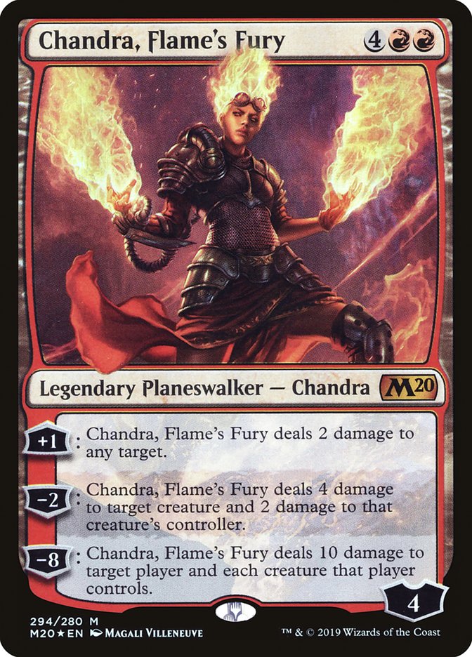 Chandra, Flame's Fury [Core Set 2020] | Sanctuary Gaming