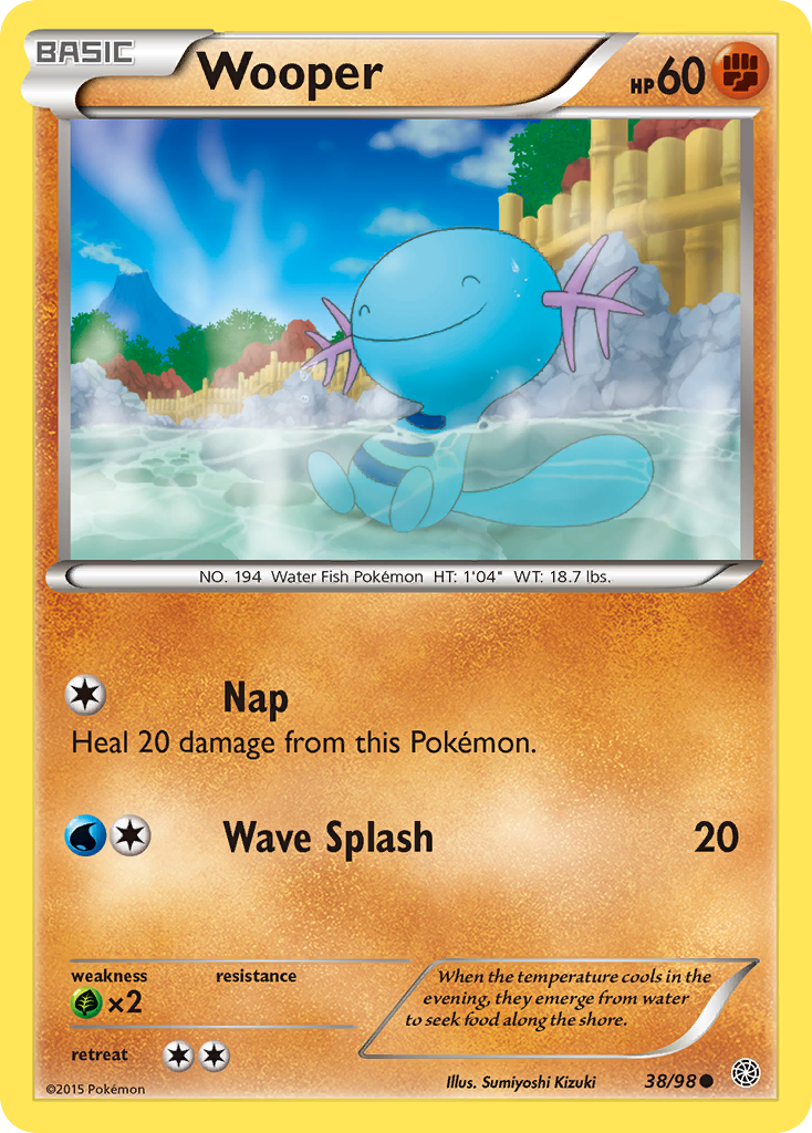 Wooper (38/98) [XY: Ancient Origins] | Sanctuary Gaming