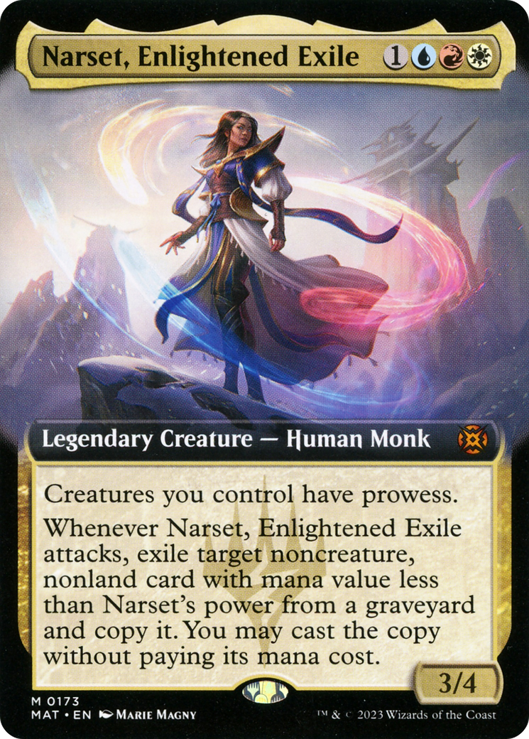 Narset, Enlightened Exile (Extended Art) [March of the Machine: The Aftermath] | Sanctuary Gaming