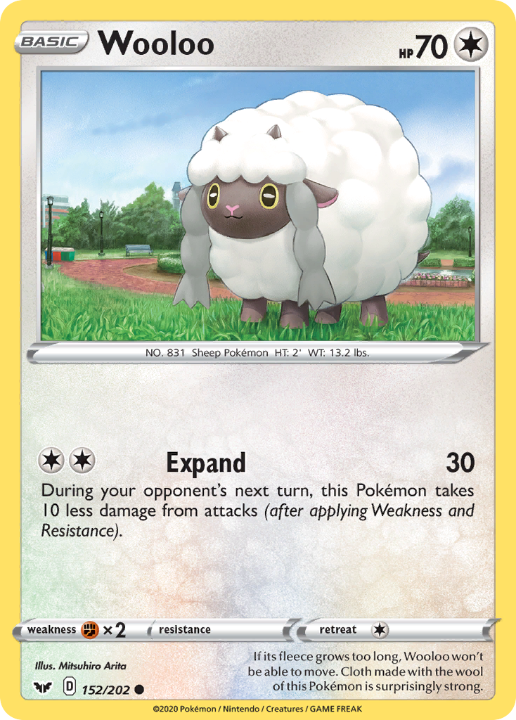 Wooloo (152/202) [Sword & Shield: Base Set] | Sanctuary Gaming