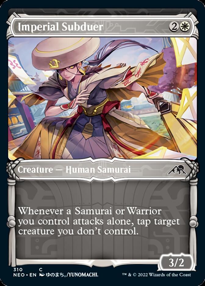 Imperial Subduer (Showcase Samurai) [Kamigawa: Neon Dynasty] | Sanctuary Gaming